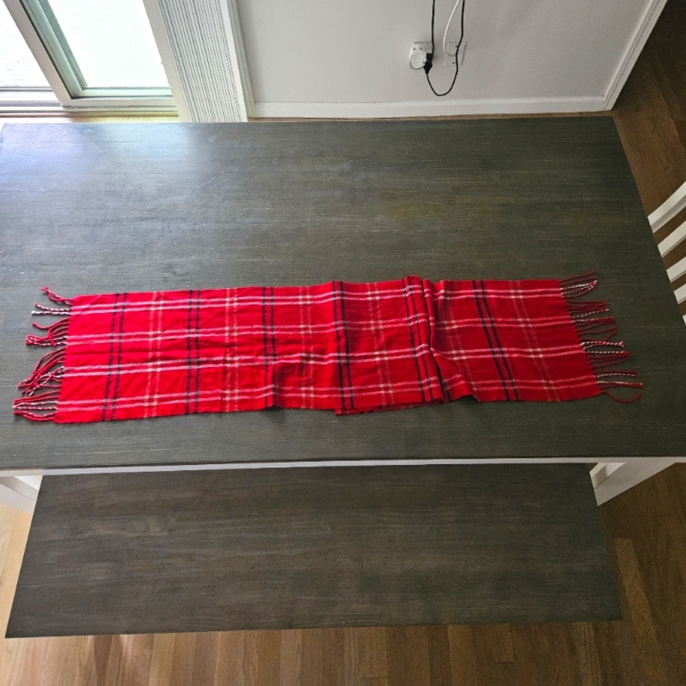 Cajon Red Plaid Women's Scarf